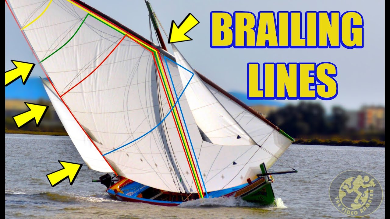 How to install Lateen Sail Brailing Lines