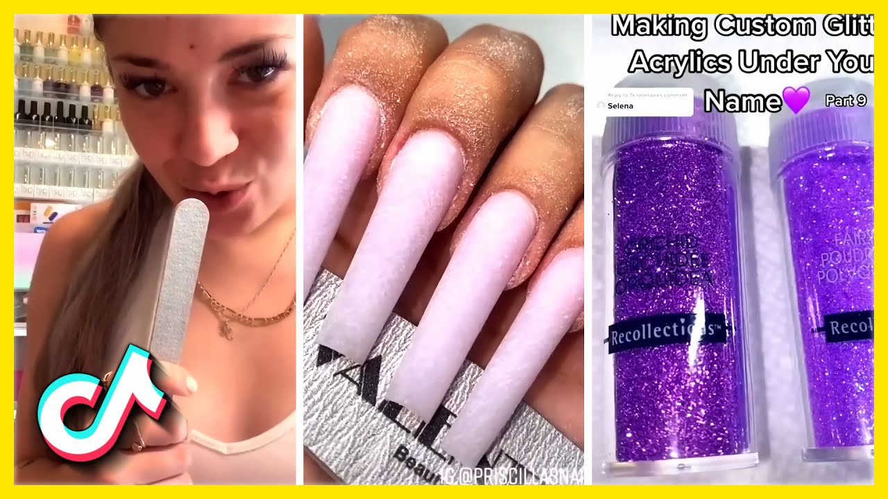 Acrylic Nails Art Designs Amazing Nail Art Techniques TikTok Compilation (2021)