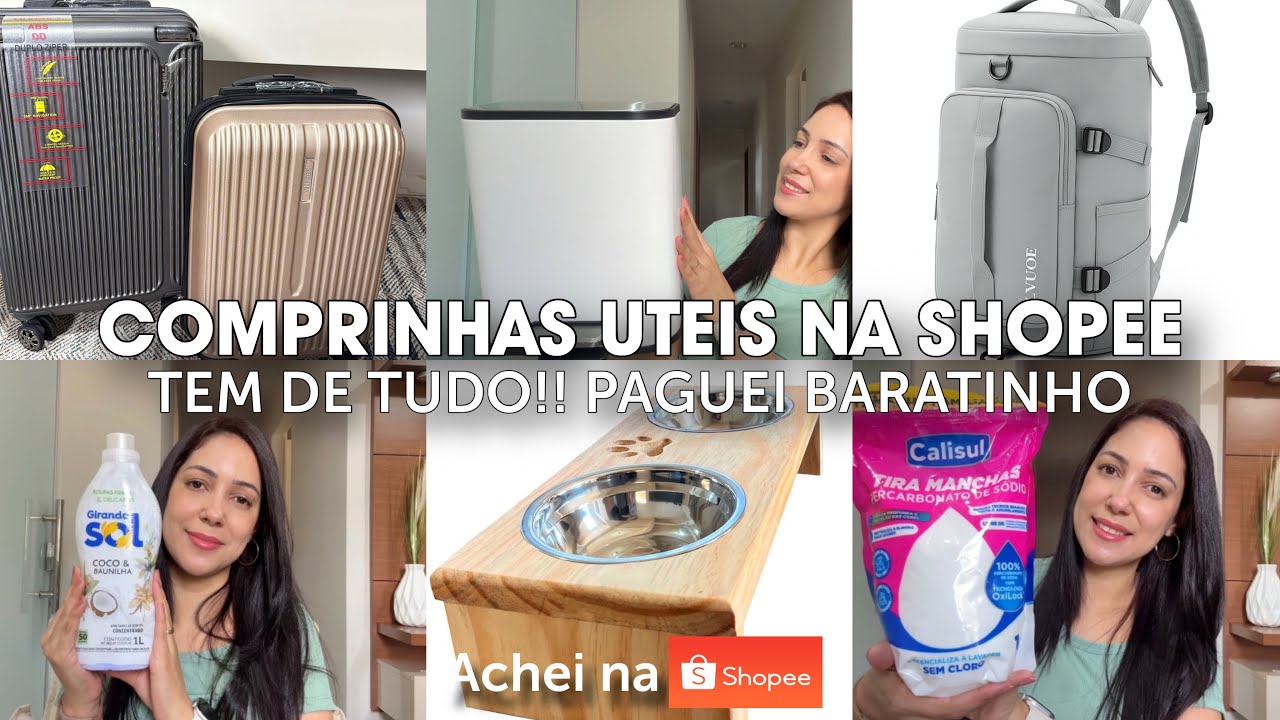 🛍️ COMPRINHAS ÚTEIS NA SHOPEE | ITENS BARATINHOS QUE VALEM A PENA!! TEM DE TUDO 