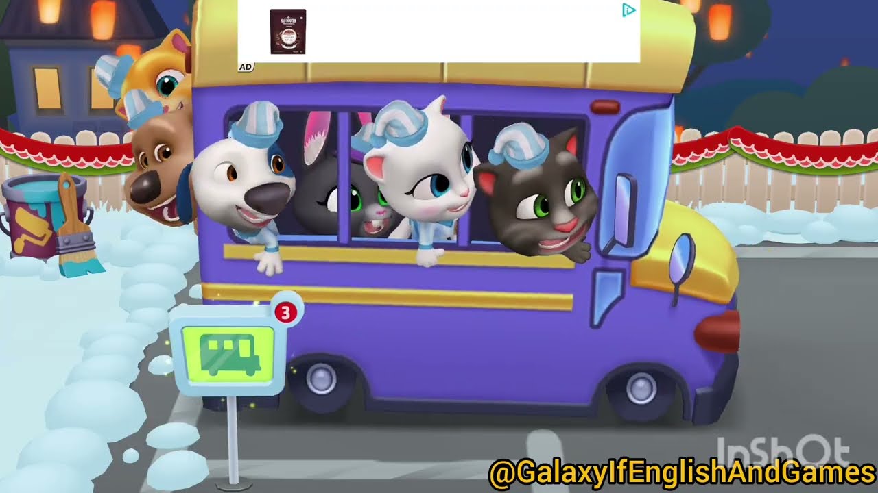 Christmas update in My talking tom and friends 