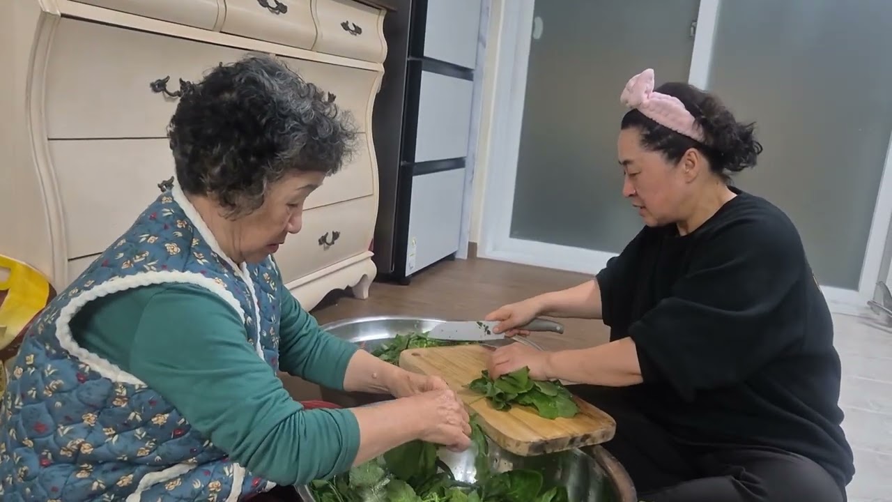 80살시골엄마 김치장인 강순의님 백깅치레시피 따라하기