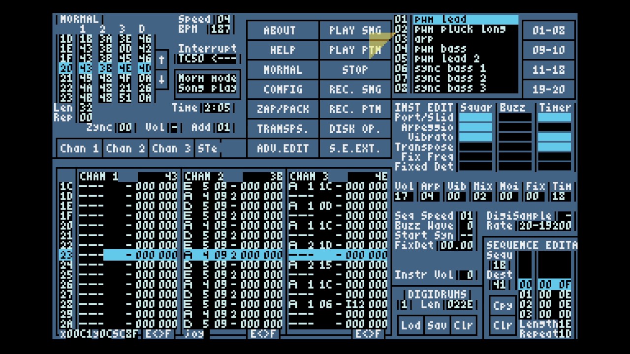 Hyper Ocean Ride by !Cube (Atari STe maxYMiser music) 1080p50