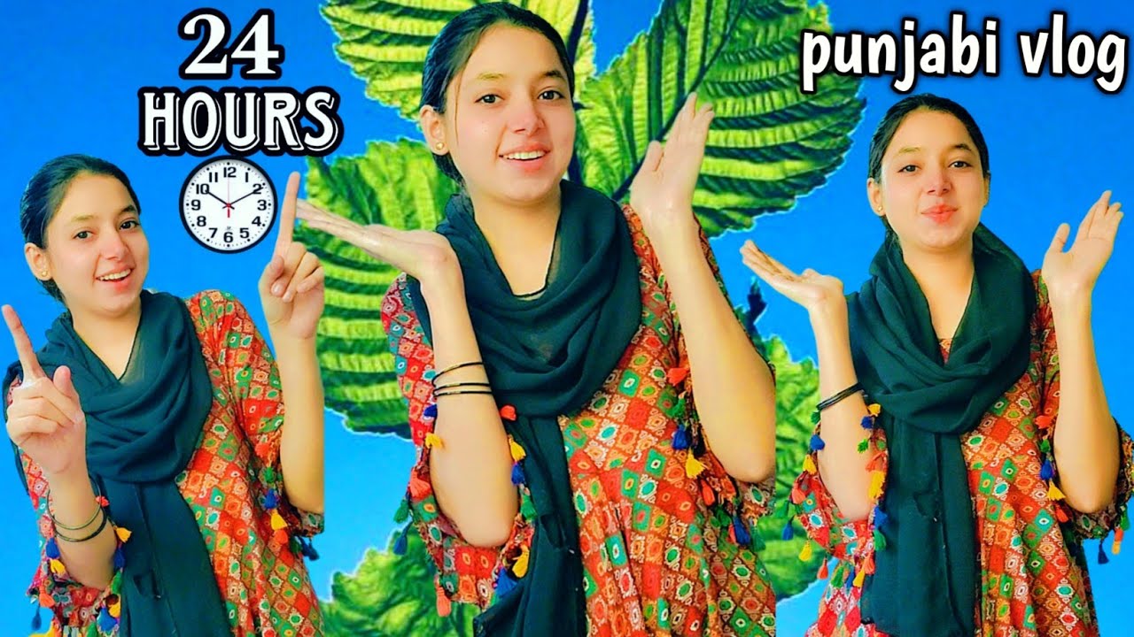 Speaking Punjabi for 24 Hours😂 || Amber Tallat❤️