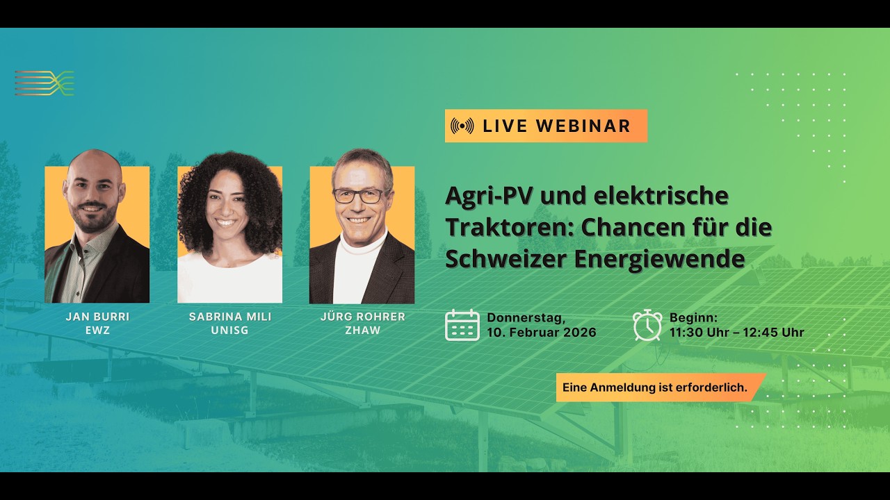 Agri-PV und elektrische Traktoren: Wirtschaftlichkeit, Umsetzung und Systemintegration