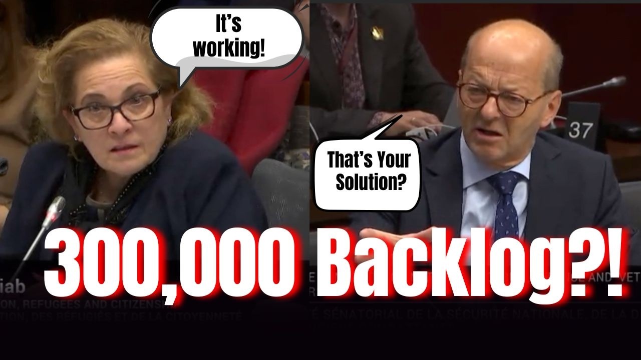 300,000 Asylum Backlog? Senator Confronts Lena Diab Over Retroactive Rule!