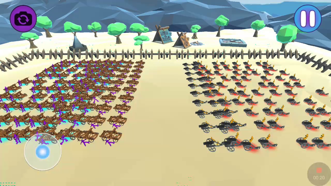 100 Ballista VS 100 Cannon - Epic Battle Simulator (EBS)