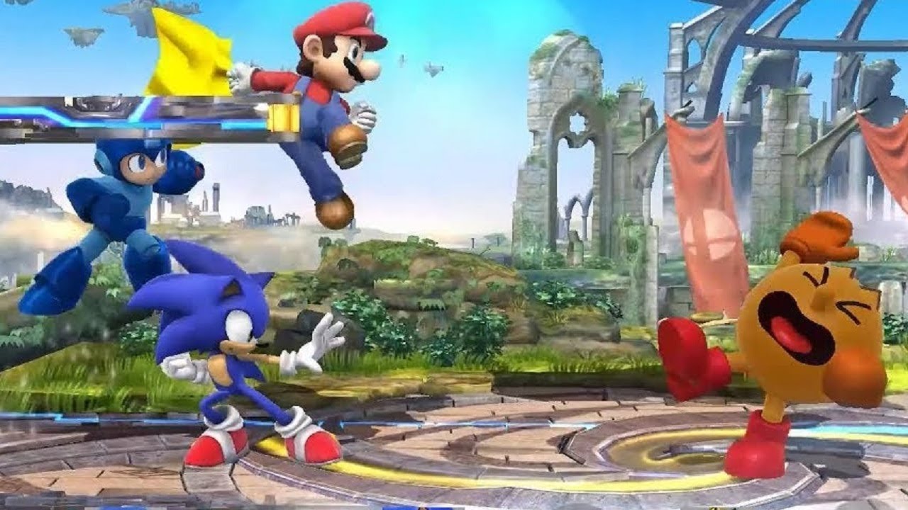 Smash Bros. for Wii U - Mario vs. Sonic vs. Mega Man vs. Pac-Man