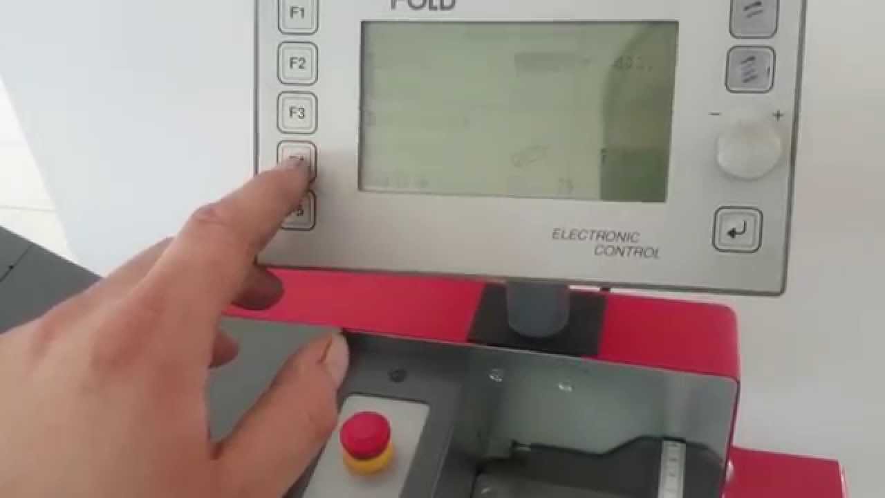 Folding machine Eurofold 435 Electric pockets