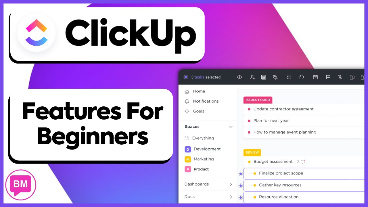 УЧЕБНОЕ ПОСОБИЕ ClickUp ДЛЯ НАЧИНАЮЩИХ — Возможности ClickUp