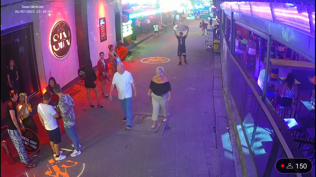 Sweet Soul Cafe Cam Soi Green Mango Koh Samui Thailand live stream 27 julai 2023