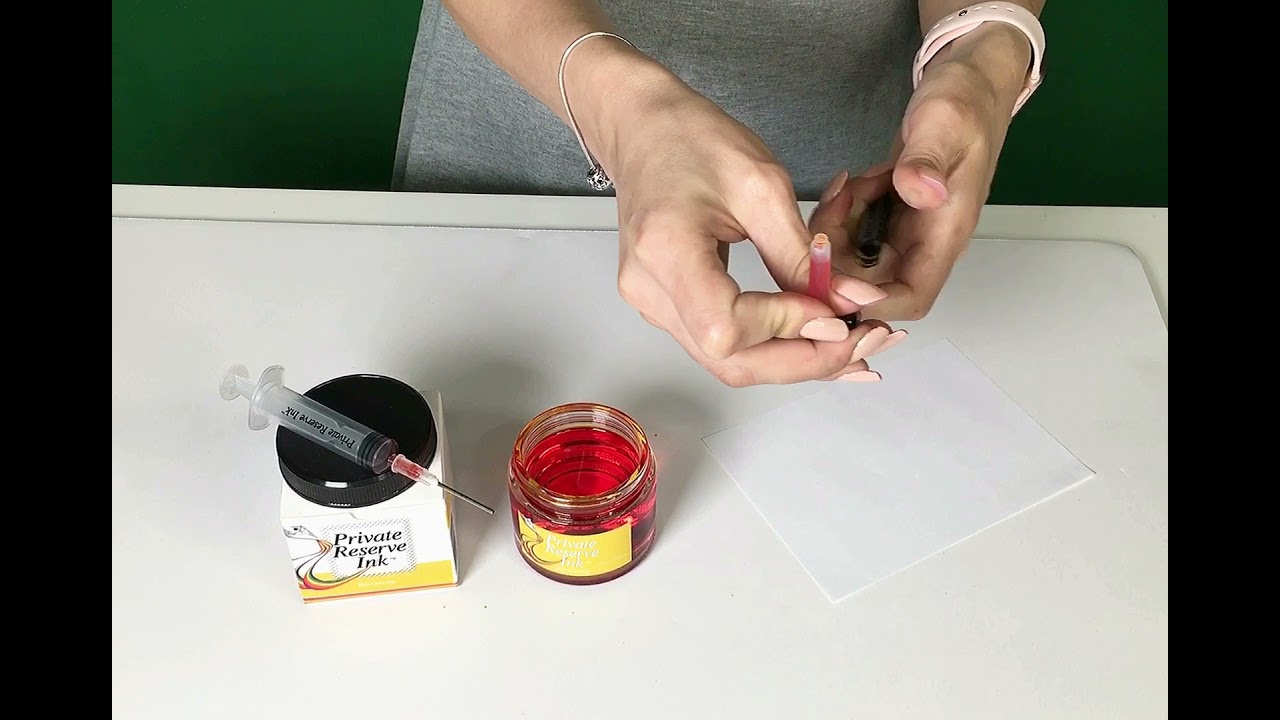 Filling a Tool pen with Buttercup Private Reserve Ink