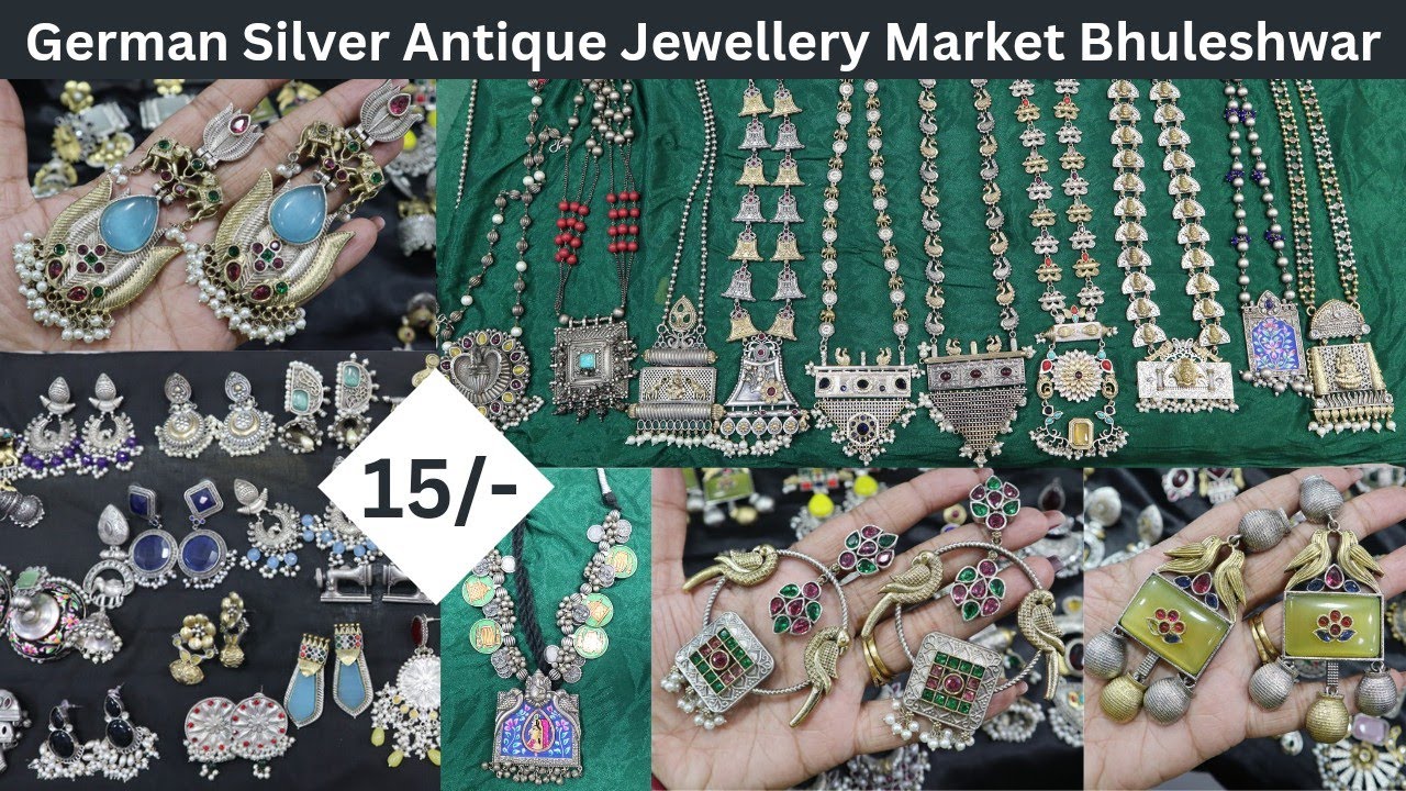 German Silver Jewellery Market Bhuleshwar Mumbai | AD Jewellery| Antique Jewellery| KV Brothers