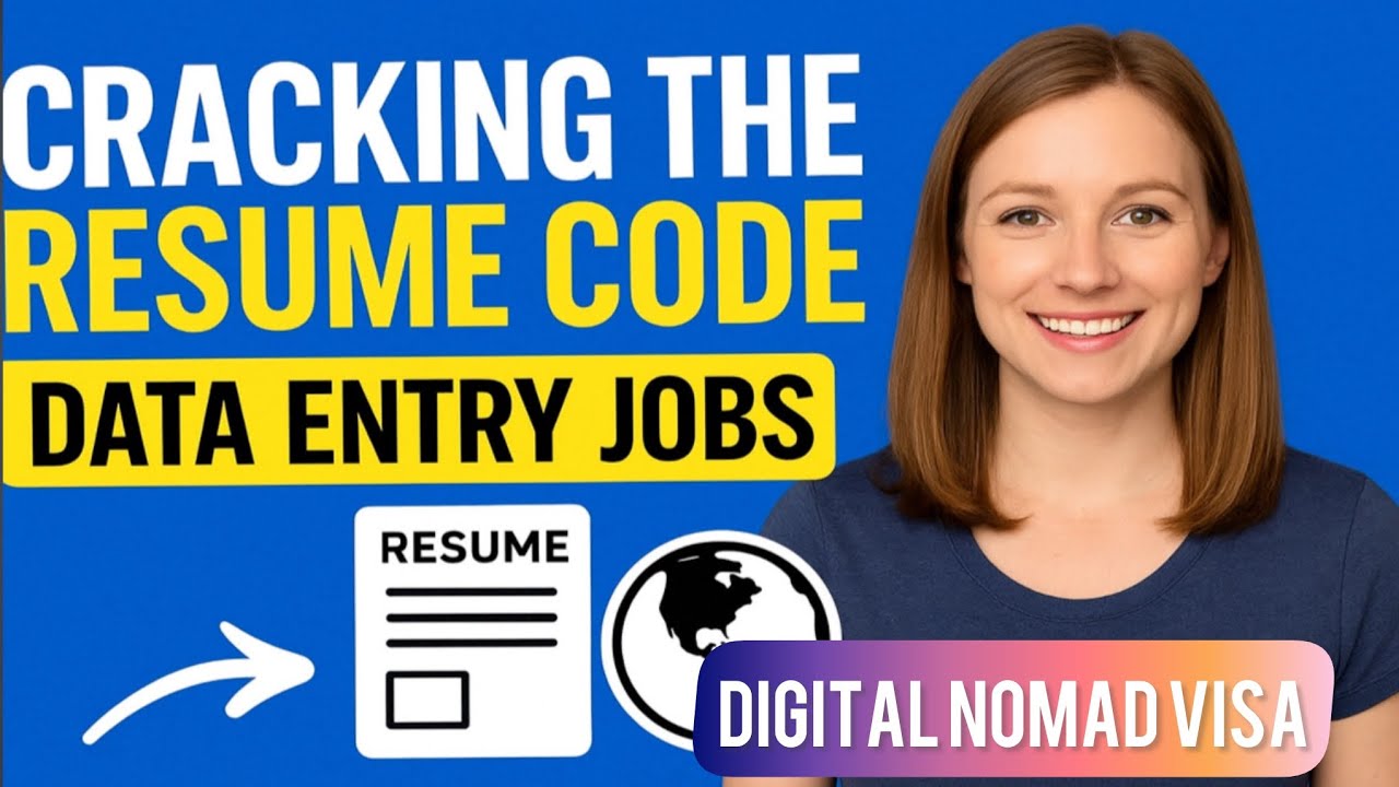 Global Remote Data Entry Jobs: Resume Secrets & ATS Tips Revealed | Digital Nomad Visa 