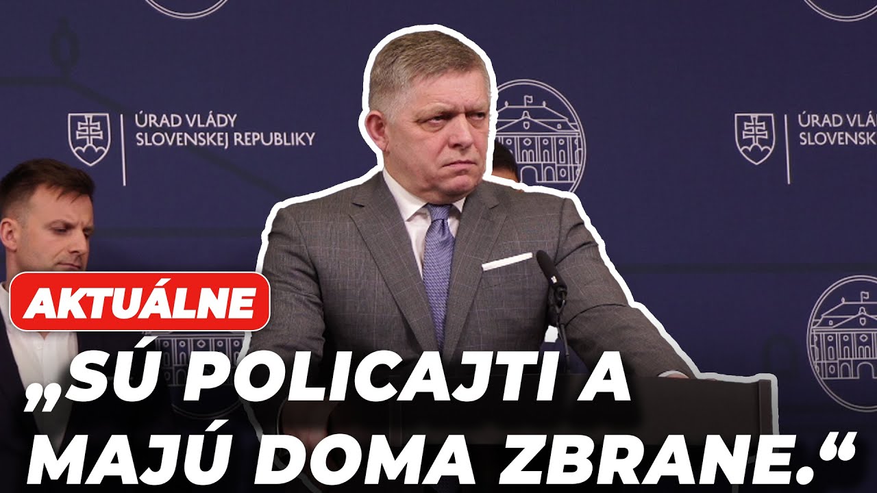 Robert Fico: Ja sa nechcem dať zastreliť bláznami tohto typu