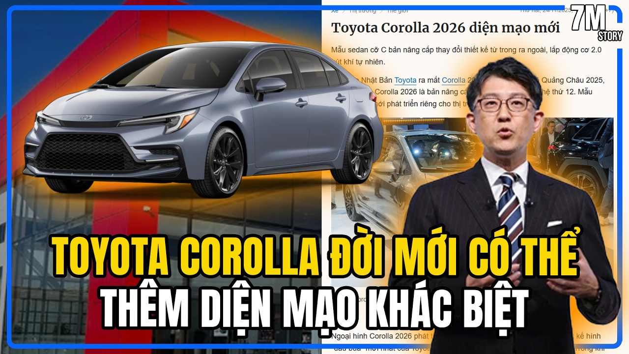 TOYOTA COROLLA ĐỜI MỚI CÓ THỂ THÊM DIỆN MẠO KHÁC BIỆT