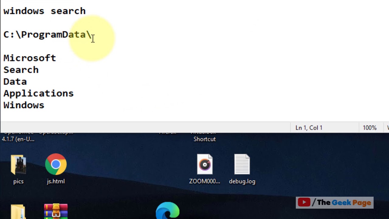 Fix Windows.edb large file size Problem in Windows 10