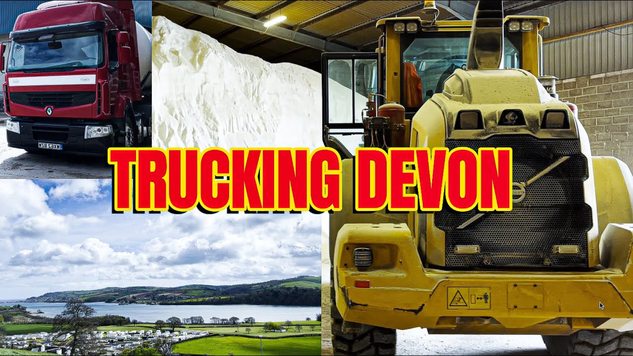 Imports,Trucks Boats Transport trucking for British farming agriculture ABP Port Teignmouth Devon