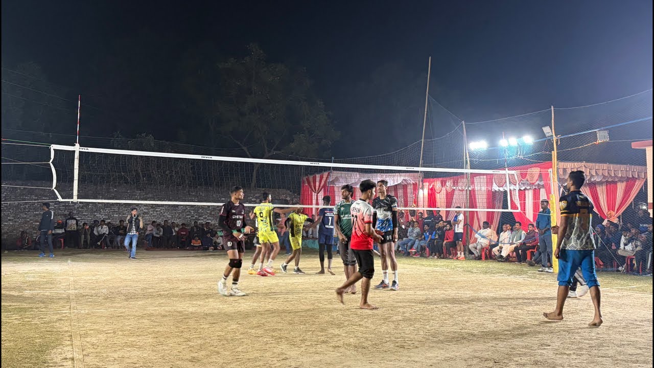 Lucknow vs Tamil Nadu || All up volleyball tournament Gopalpur balliya