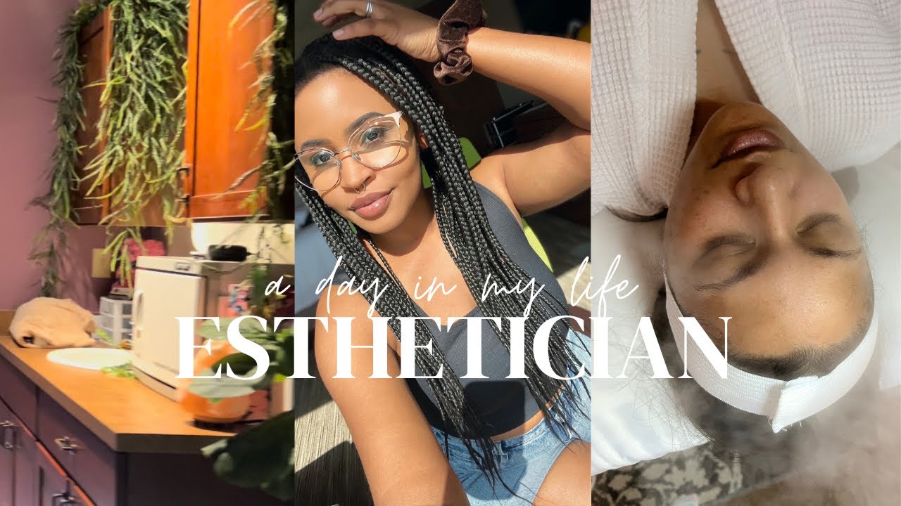 Full Day As An Esthetician | Day in the life working at a local spa 🤎