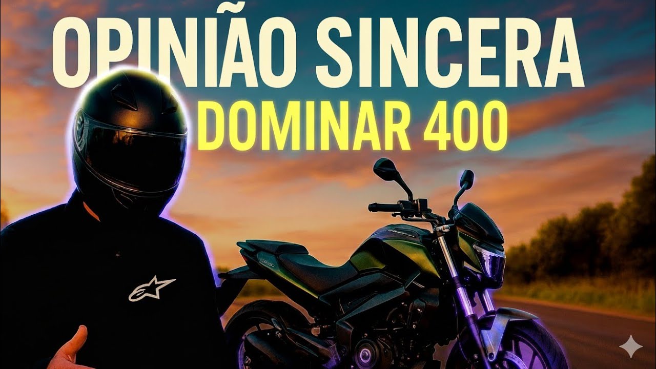 PILOTO DE ALTA CILINDRADA TESTA A DOMINAR 400  A OPINIÃO SINCERA SURPREENDE! #dominar400 #review