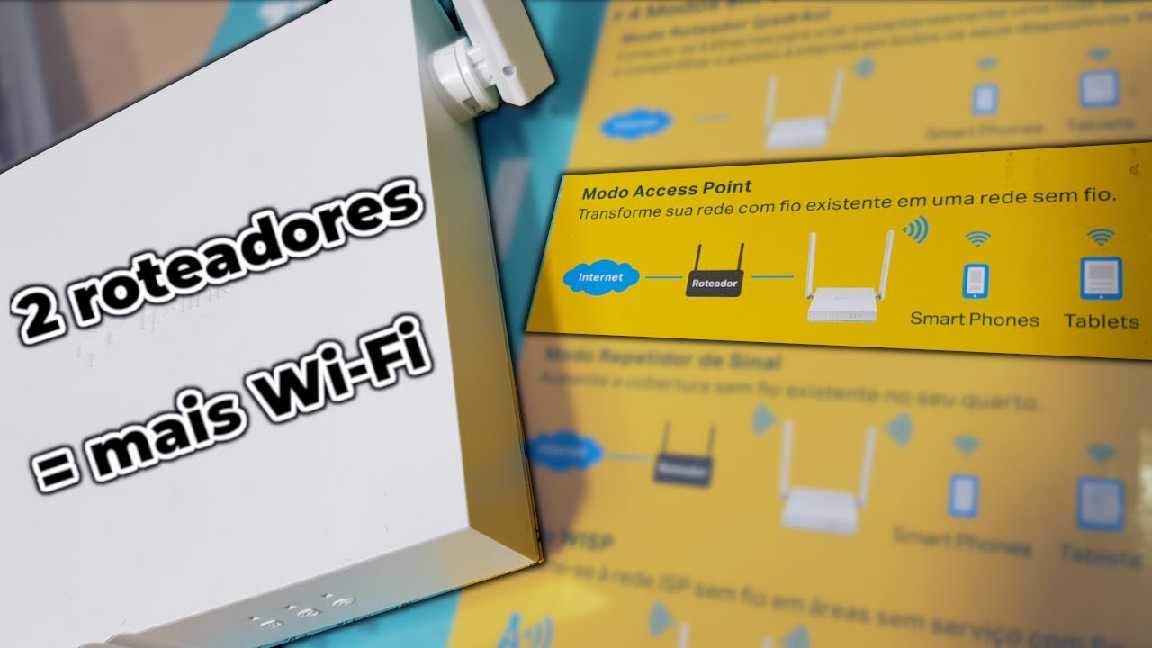 Amplie seu WiFi com outro roteador (modo Access Point)