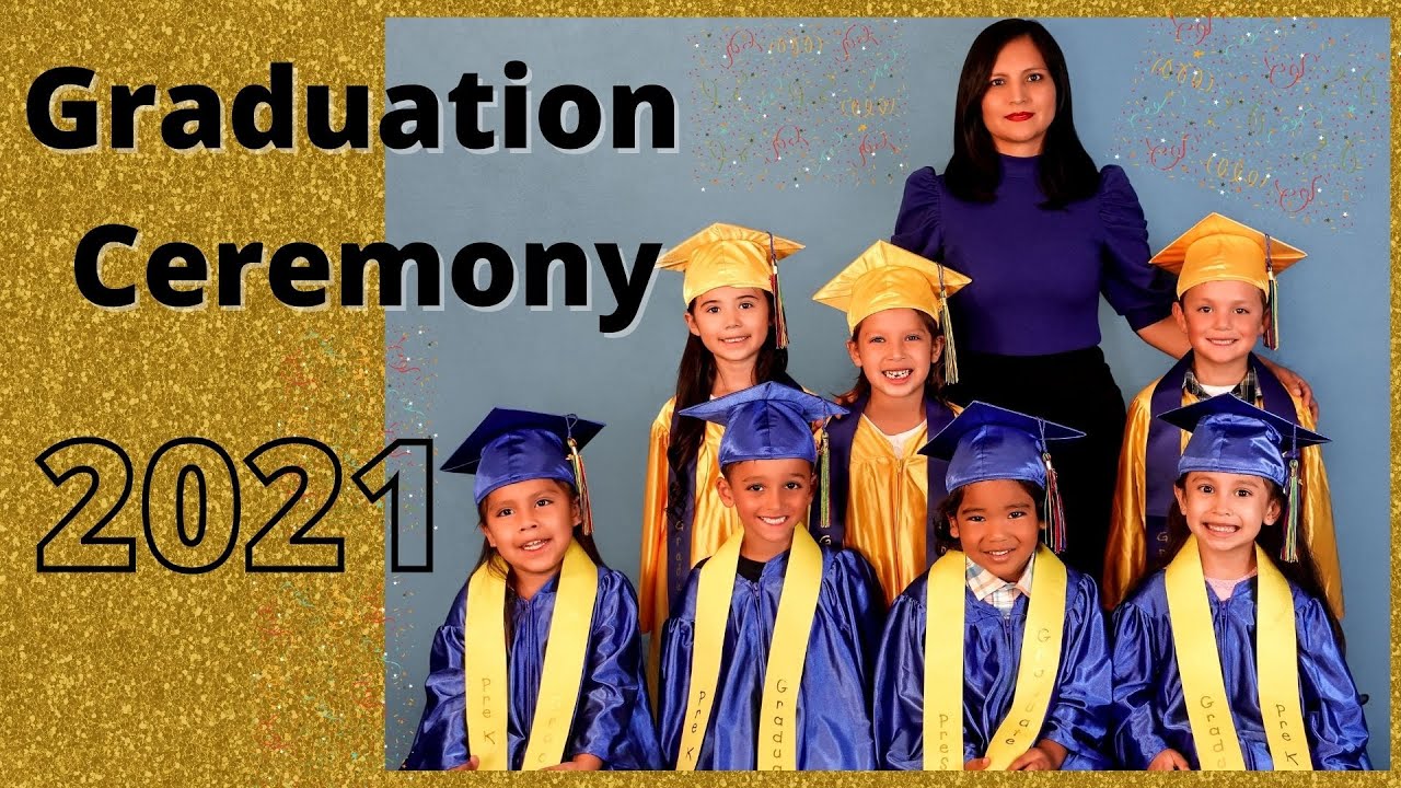 Preschool - Kindergarten Graduation Ceremony Program 2021
