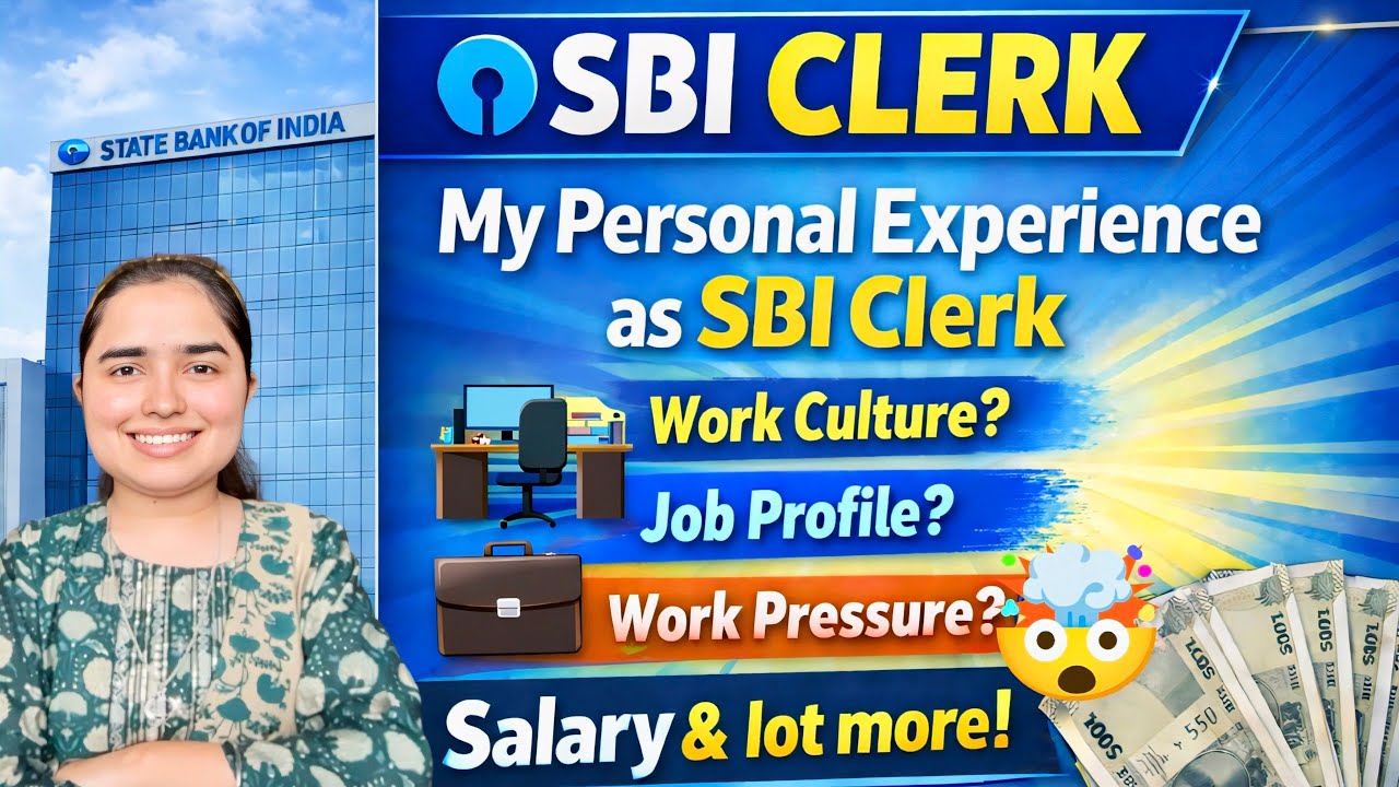 SBI Clerk Job Reality 🤔 Work Culture, Pressure, Salary, & My Personal Experience | Shivani keswani 