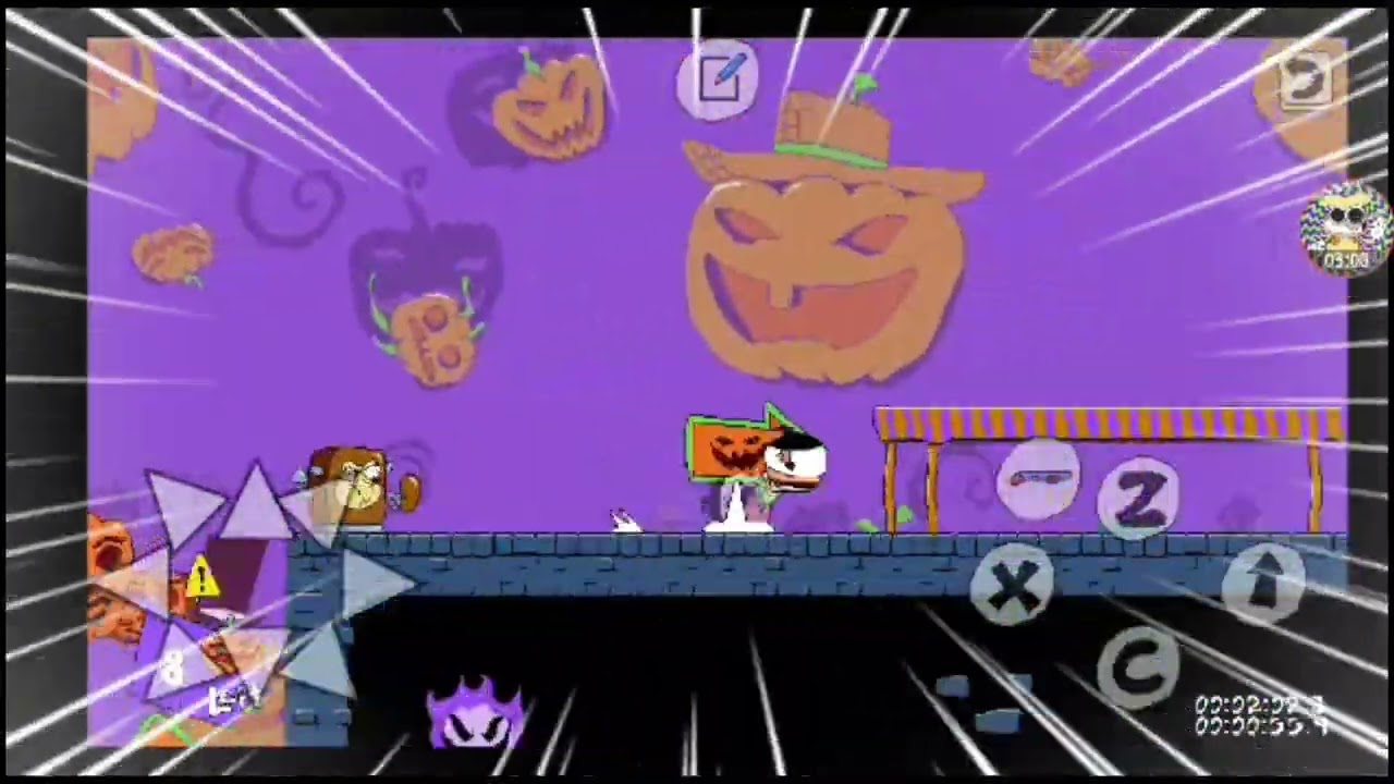 Pizza tower refried as mr.stick in trickytreat