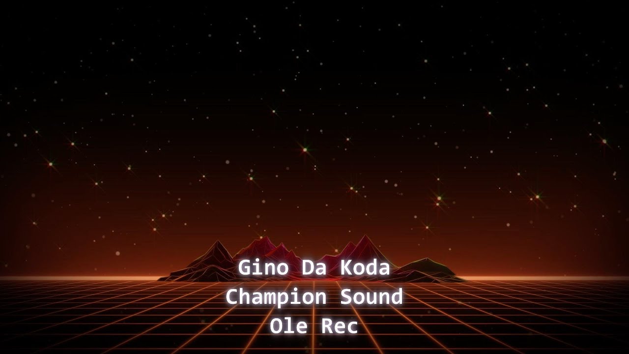 Gino Da Koda - Champion Sound (Ole Rec) (Tech House)