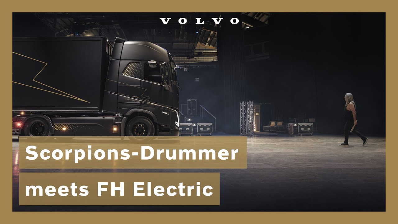 Scorpions-Drummer testet Volvo FH Electric. | Silent power. Ready to rock.