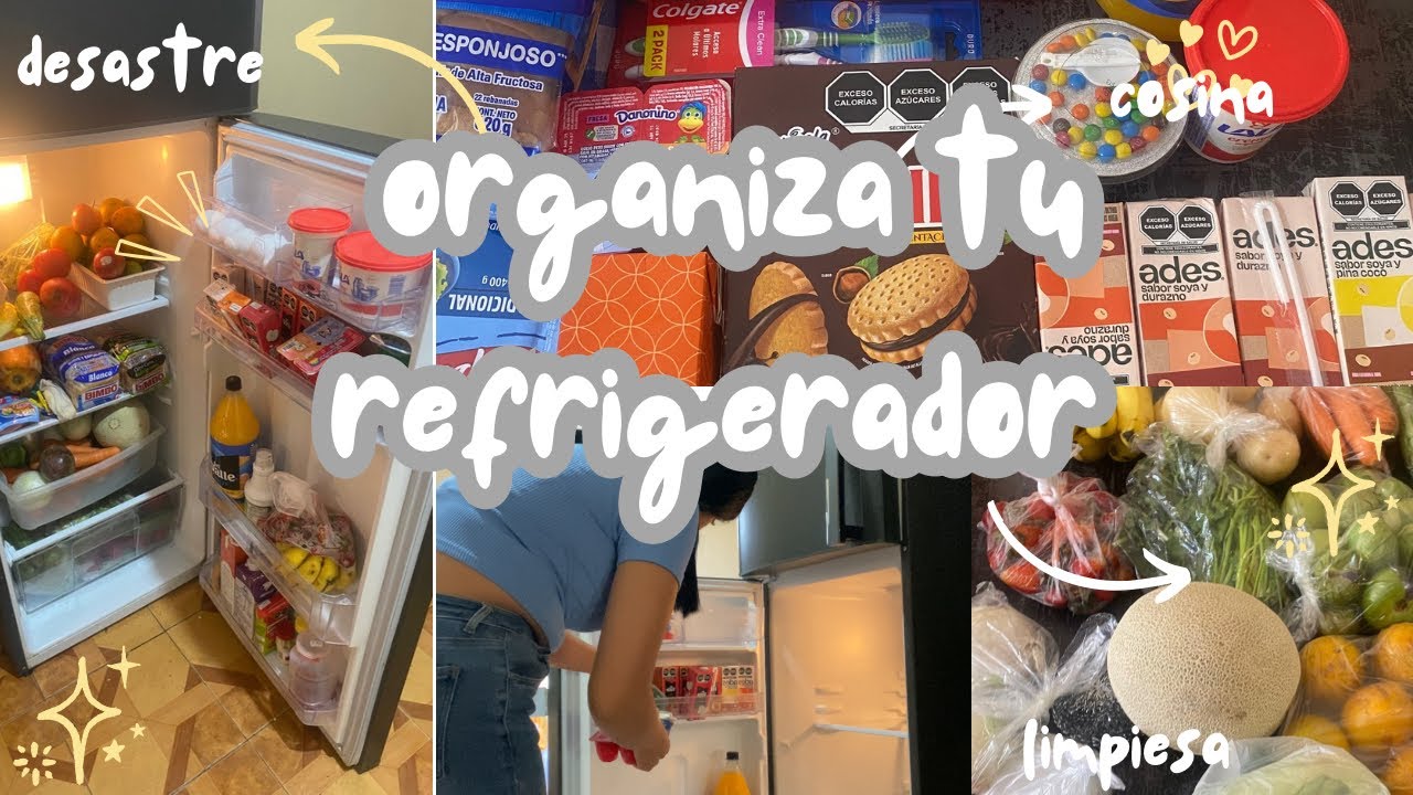 LIMPIEZA EXTREMA DEL REFRIGERADOR ‼️|ORGANIZACION |TIPS PARA ORGANIZAR REFRI PEQUEÑO #vlog