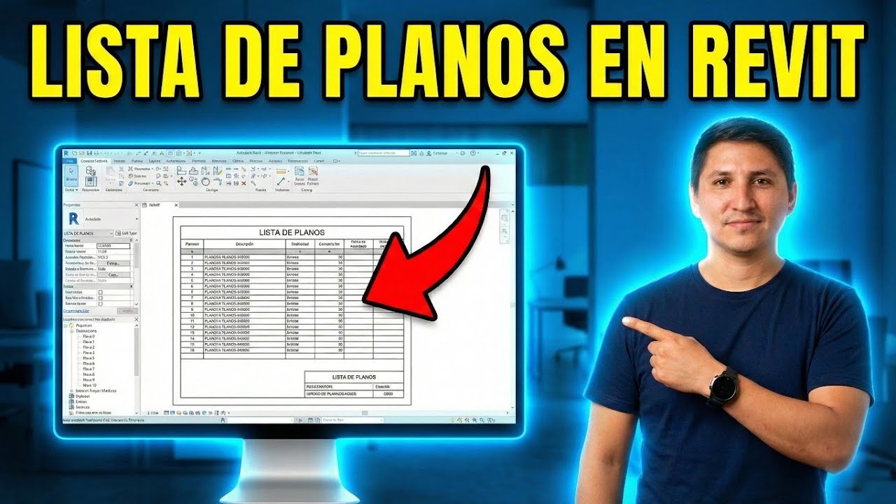 C&oacute;mo hacer una lista de planos en Revit f&aacute;cil y r&aacute;pido