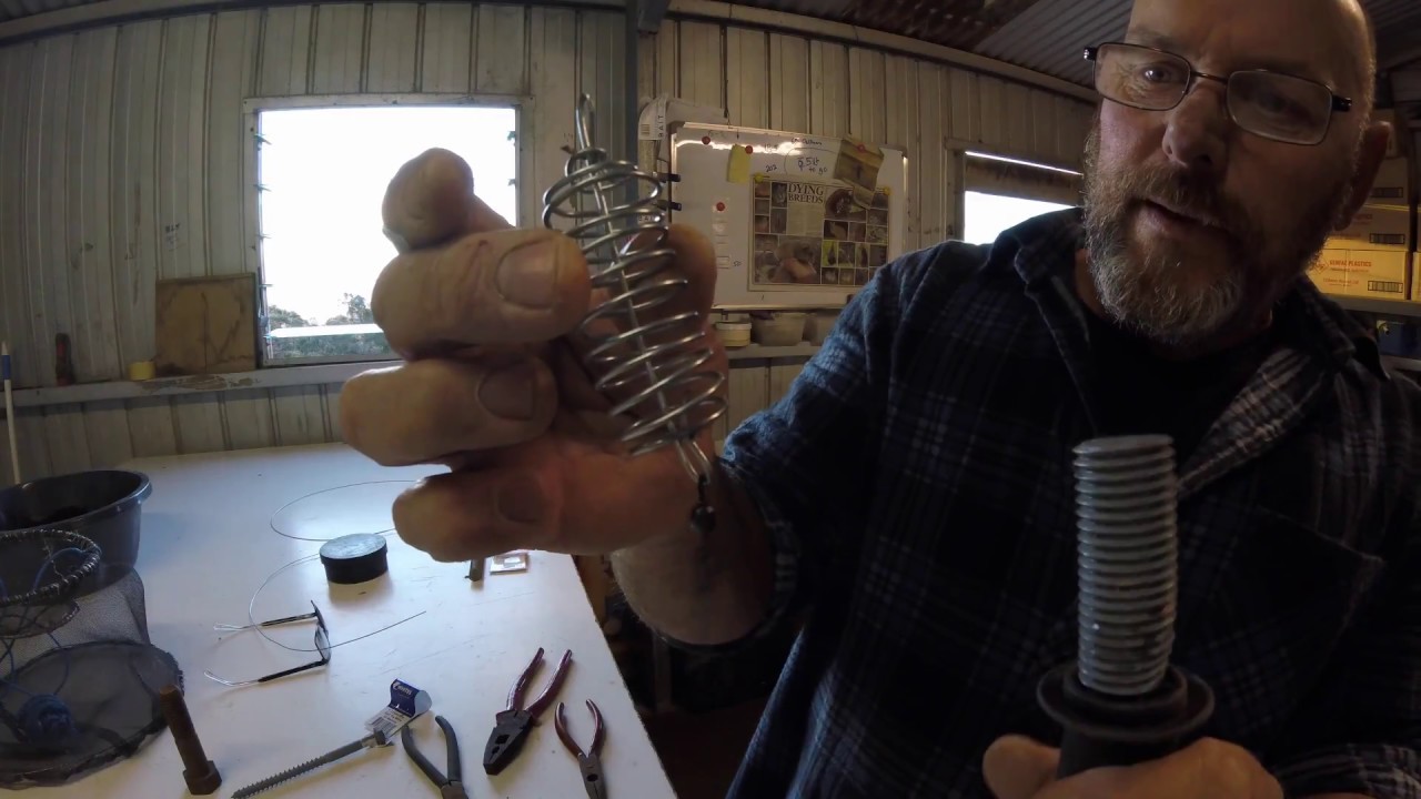 How to make a fishing burley spring.