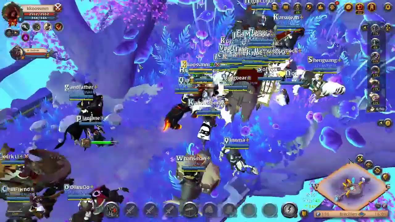 ALBION ONLINE GAME PLAY MIST ABBEY PVP GRIND FARM FAME