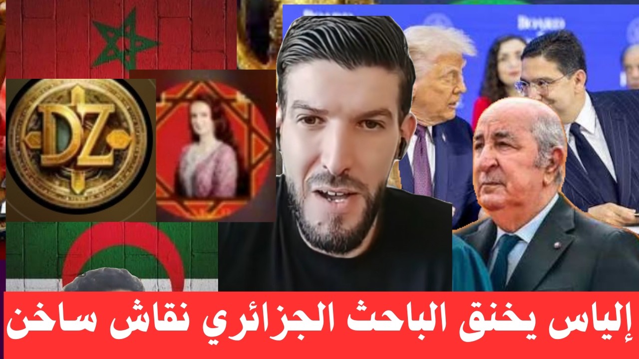 أسد التيك توك المغربي إلياس و بنت المملكه يجلدان باحث جزائري حول إتفاقية مدريد بين المغرب وموريتانيا