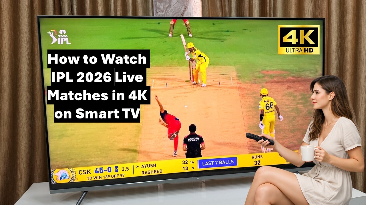 Как смотреть прямые трансляции матчей IPL 2026 в формате 4K на Smart TV