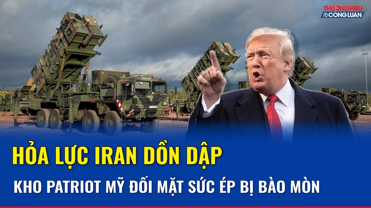Kho tên lửa Patriot của Mỹ chịu sức ép lớn khi Iran liên tục phóng tên lửa và UAV vào khu vực