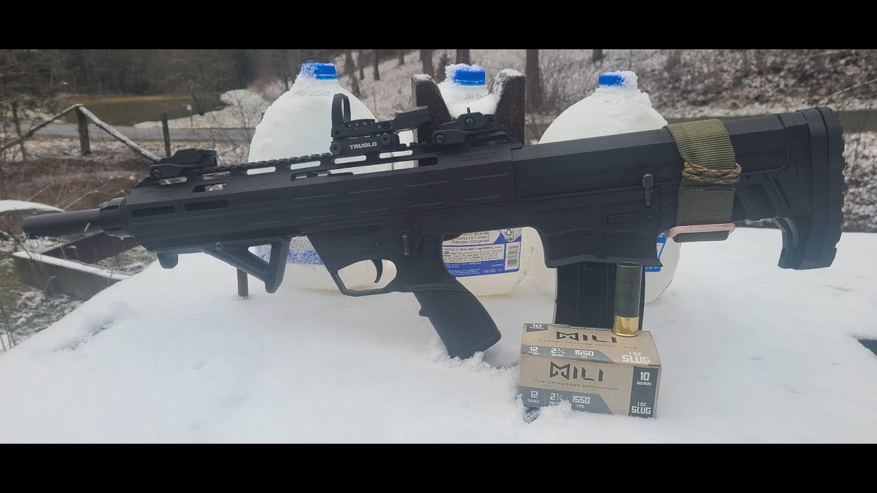 mili 12 gauge self defense slug jug test plus new shotty reveal!!!