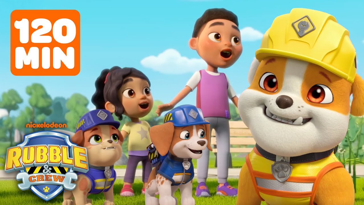 Rubble & Crew Help Builder Cove Kids! | 120 Minutes | Rubble & Crew
