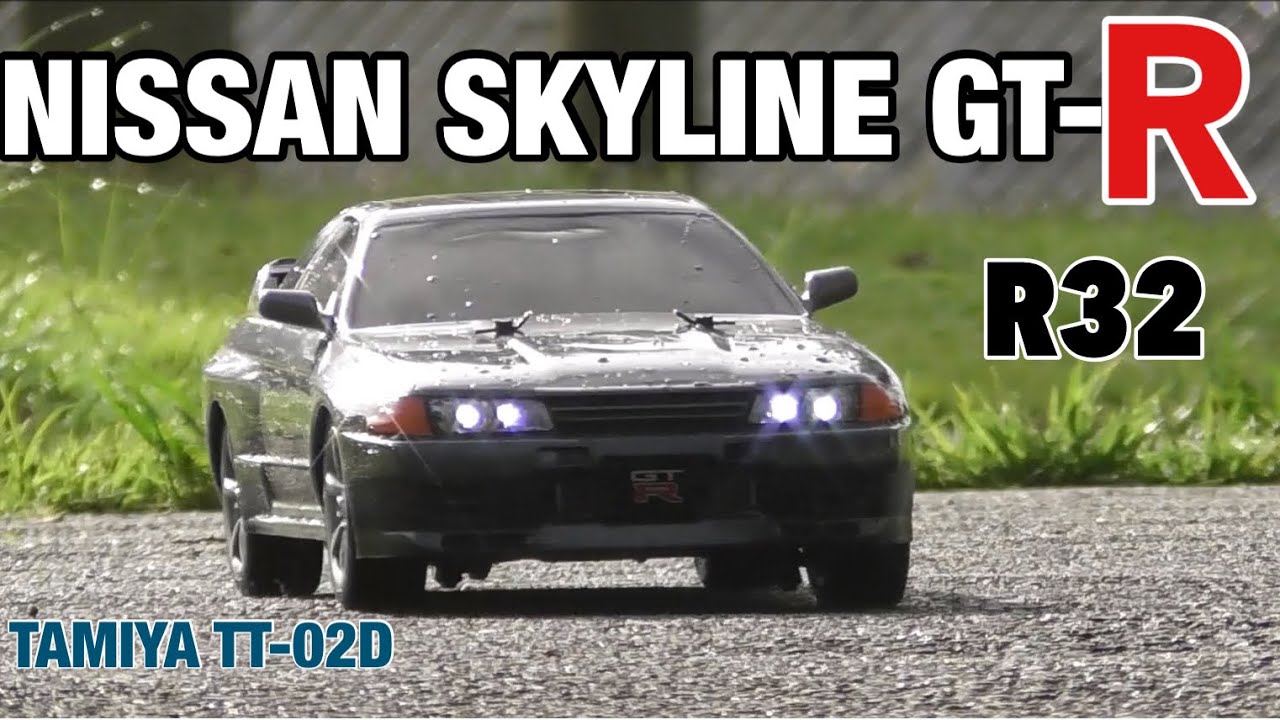 タミヤTT-02DスカイラインR32 GT-Rが欲しくなるビデオ WANT TT-02D? SKYLINE GT-R(R32)