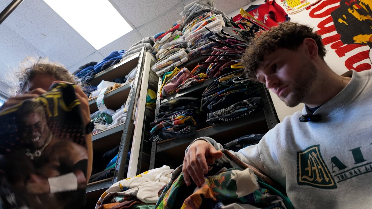 Buy vintage tees with us - A day in the life of vintage store owners.