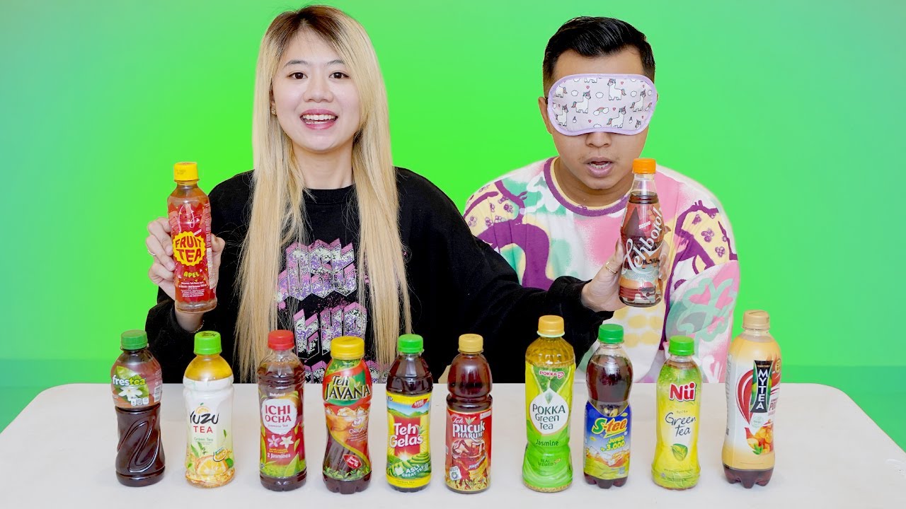 TEBAK RASA MINUMAN TEH!! SIAPA YANG PALING BENAR??