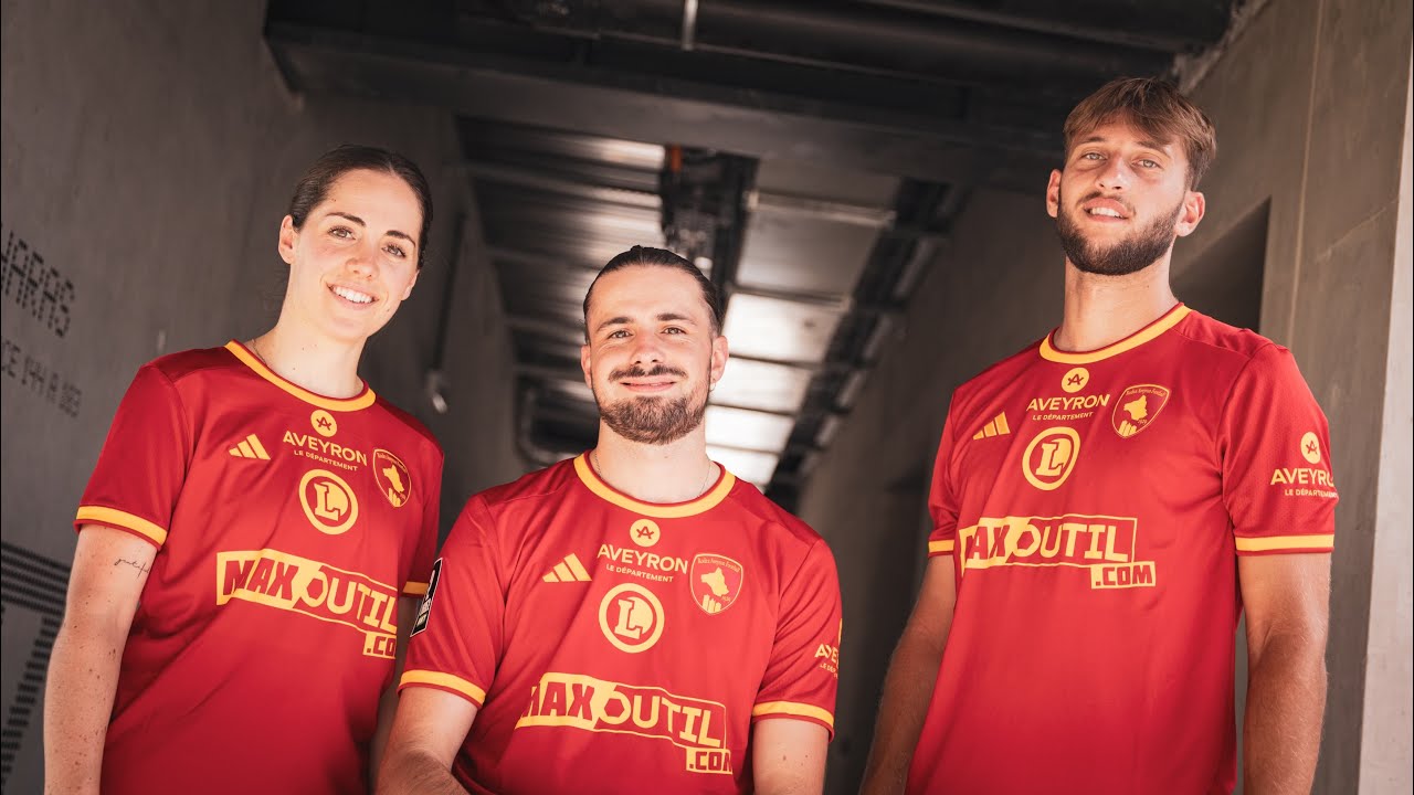 Teaser Maillot Rodez Aveyron Football 2024 - 2025