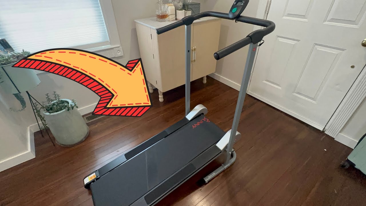 Sunny Health & Fitness SF-T1407M Foldable Manual Walking Treadmill - Unboxing & Setup