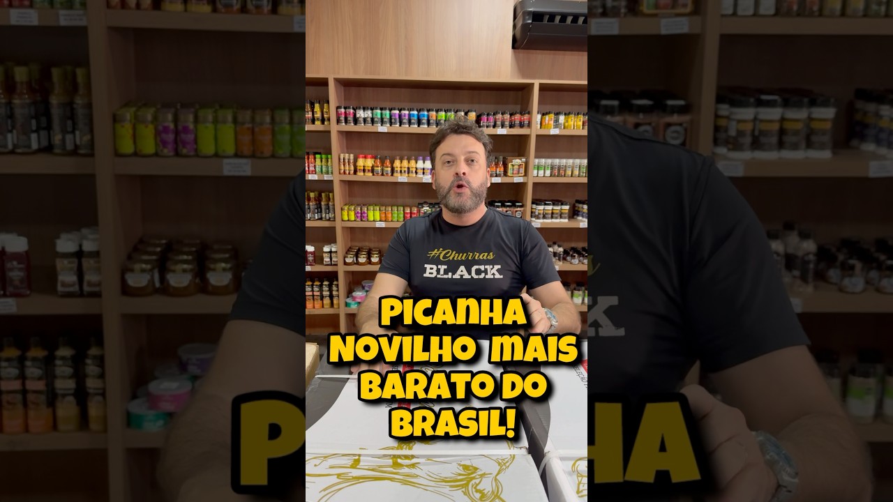 Picanha de novilho precoce mais barato do Brasil