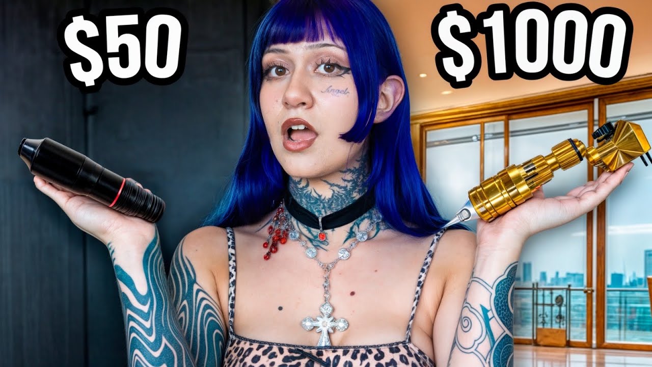 COMPRO la MÁQUINA DE TATTOO MÁS CARA VS la MÁS BARATA ¿importa el precio? 💸