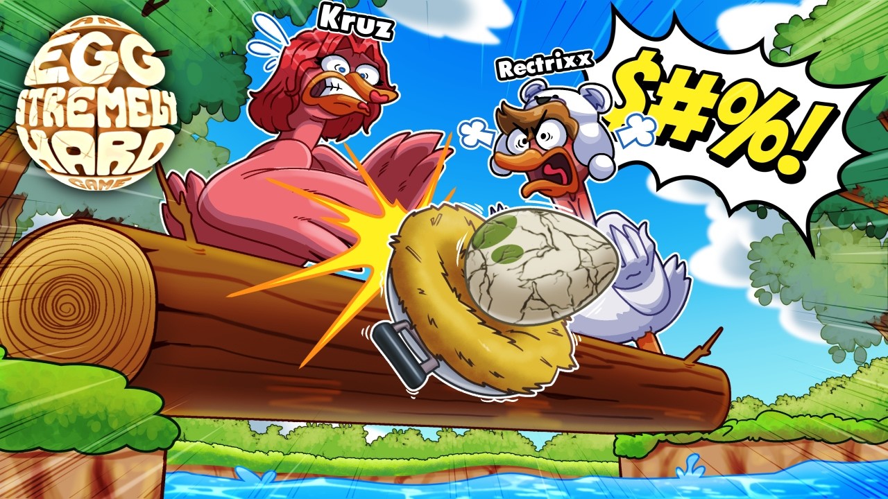 THIS EGGSTREMELY HARD GAME HAD US SCREAMING AT EACHOTHER