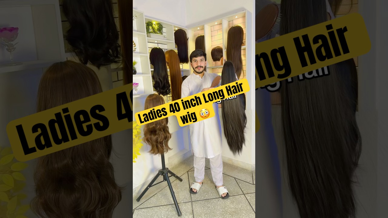 40 inch Long Hair wig order keliya whatapp py contact kren 03315370355#hairextensions#hair