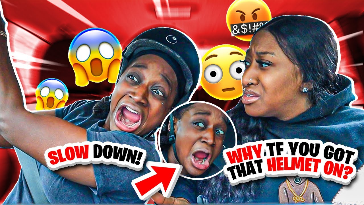 EPIC HELMET PRANK ON GIRLFRIEND! *HILARIOUS*