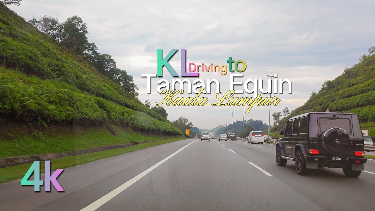 Rainy Drive in Kuala Lumpur 🇲🇾 | Real Time 4K Driving from KL to Equine | Pure Road Ambience POV